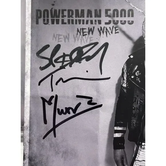 Powerman 5000 SIGNED New Wave CD With Autographed Booklet! Exclusive! #5 CDs